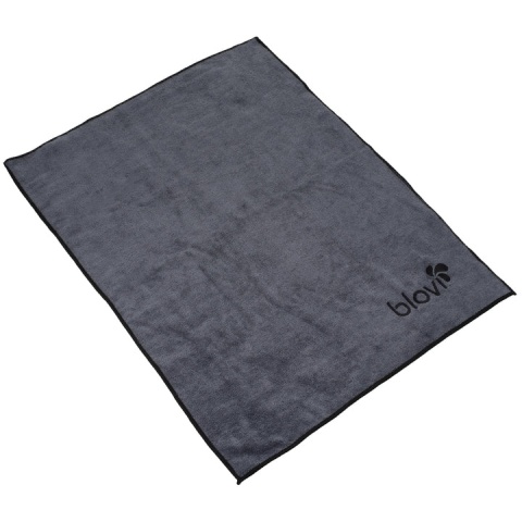 Blovi Microfibre Pet Towel 50×70 cm – superchłonny ręcznik z mikrofibry dla psa i kota, szary