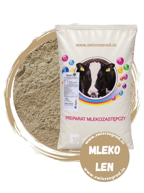 Biglak Cielak Len 5kg  – preparat mlekozastępczy z siemieniem lnianym dla cieląt od 3. tygodnia życia