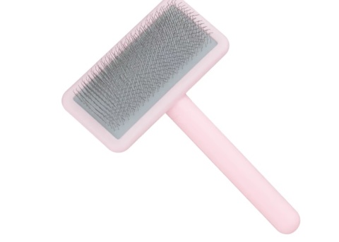 Blovi Basic Soft Slicker Brush - r. S mała szczotka pudlówka z krótkimi pinami 12mm, różowa