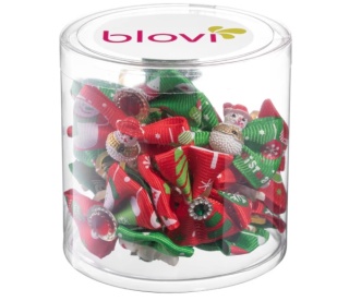 Blovi Christmas Bows - świąteczne kokardki dla psa, na gumce, mix wzorów