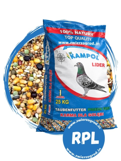 Kampol Rozpłodowa Protein Lider RP-L 25 kg – karma dla gołębi na rozpłód i odchów młodych