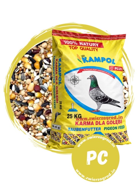 Kampol Karma dla Gołębi Pierzeniowa Classic PC 25 kg – mieszanka na pierzenie, zdrowe pióra i kondycję
