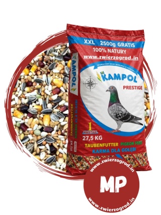 Kampol Maratończyk Prestige M-P 25 kg – karma lotowo-energetyczna dla gołębi pocztowych na długie dystanse i maratony