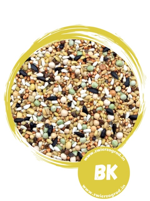 Kampol Karma dla Gołębi Bez Kukurydzy i Pszenicy BK 25kg – uniwersalna mieszanka ziarnowa z grochem i sorgo