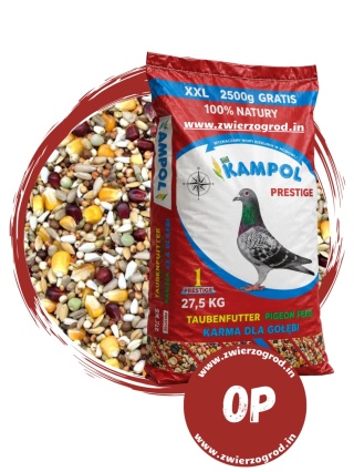 Kampol Olimpijczyk Prestige O-P 27,5 kg – karma lotowo-kondycyjna premium dla gołębi pocztowych