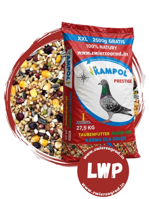 Kampol Lotowa Dla Wdowców Super Prestige LW-P 27.5 kg – wysokoenergetyczna karma lotowa dla gołębi pocztowych