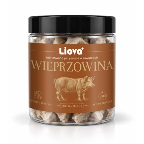 Liova Wieprzowina 40 g – liofilizowane mięso Wieprzowe, dla psa i kota