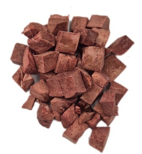 Pan Zwierz Liofilizowane Serca Końskie 70 g – naturalne przysmaki dla psa i kota, 100% serc z koniny