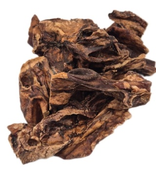 Pan Zwierz Suszone Żwacze Kozy 250 g – naturalny gryzak dla psa, 100% koziny