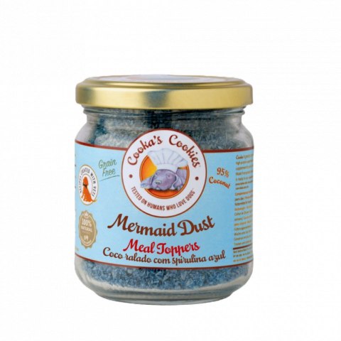 Cooka's Cookies MERMAID DUST Topper z kokosem i spiruliną 65g