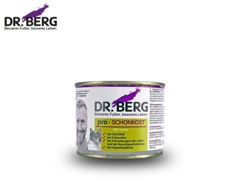 Dr. BERG Pro- SCHONKOST dla kotów - trzustka, wątroba, żołądek (190 g)