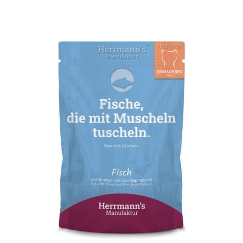 HERRMANN'S Selection Cat Fisch Garnelen - ryby z krewetkami