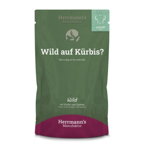 HERRMANN'S Selection Light Dog Wild - dziczyzna z dynią (150g)