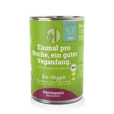 HERRMANN'S Selection Sensitive Bio Veggie - karma warzywna 400g