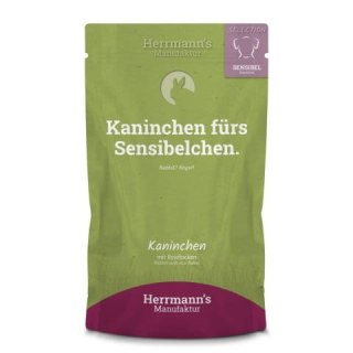 HERRMANN'S Selection Sensitive Dog Kaninchen - królik, 150 g