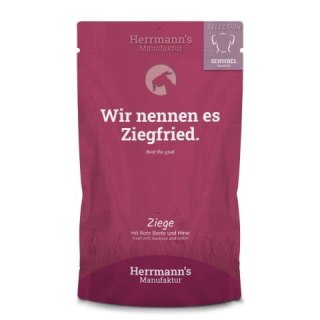 HERRMANN'S Selection Sensitive Dog Ziege - kozina z burakiem, 150 g