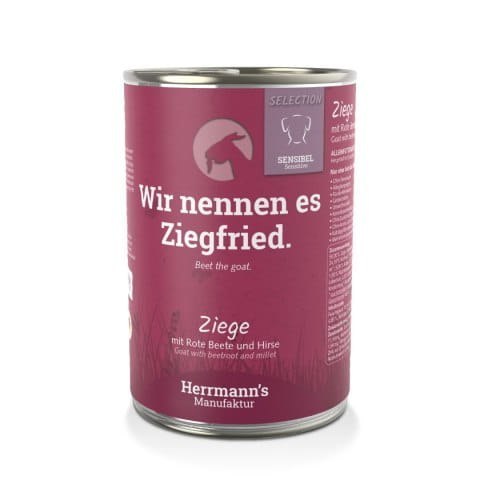 HERRMANN'S Selection Sensitive Dog Ziege - kozina z burakiem