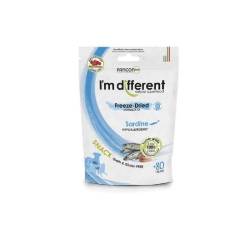 I'm Different Snack Sardine 40g Liofilizowane przysmaki dla psa i kota