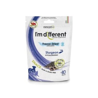 I'm different Sturgeon Jesiotr Liofilizowane przysmaki dla psa i kota 40g