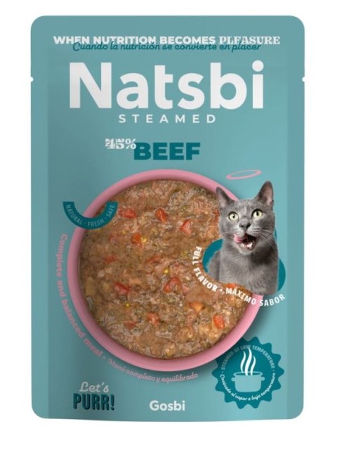 NATSBI CAT STEAMED BEEF 80g