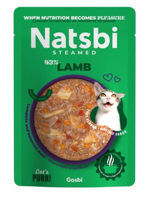 NATSBI CAT STEAMED LAMB 80g