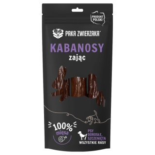 Paka Zwierzaka Kabanosy zając 3 szt (80g)