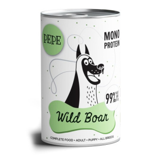 Paka Zwierzaka Karma mokra PEPE Wild Boar (dzik) 400g