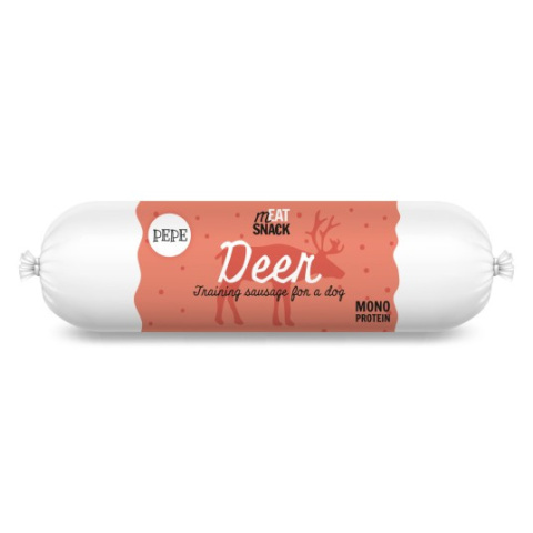 Paka Zwierzaka Kiełbaska PEPE Deer (jeleń) 200g