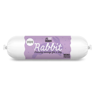 Paka Zwierzaka Kiełbaska PEPE Rabbit (królik) 200g