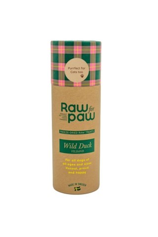 RAW for PAW WILD Duck - dzika kaczka liofilizowane przysmaki (45g)