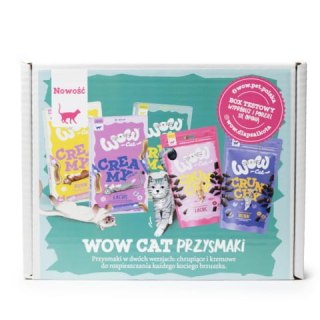 WOW CAT Box - zestaw testowy przysmaków i karm dla kota