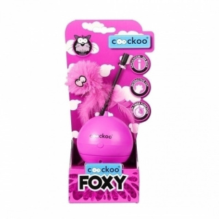 COOCKOO FOXY MAGIC BALL RÓŻOWA - interaktywna wędka dla kota