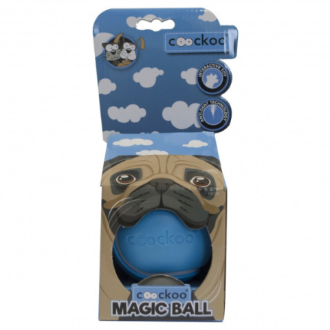 COOCKOO MAGIC BALL 8,6cm NIEBIESKA