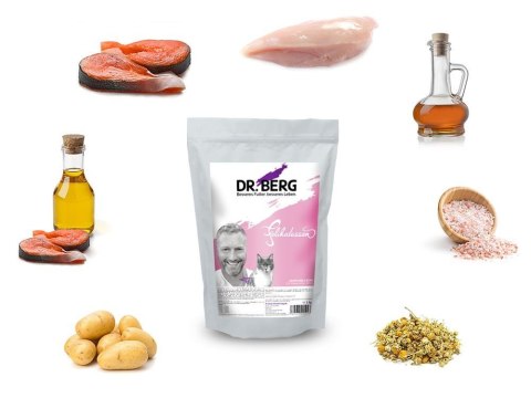 Dr.Berg Felikatessen - kurczak i łosoś dla kotów, 5 kg Dr.Berg Felikatessen - kurczak i łosoś dla kotów, 5 kg