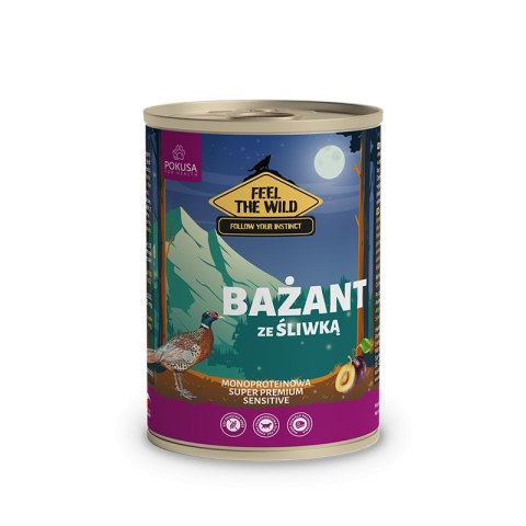 Feel The Wild - bażant ze śliwką 800 g