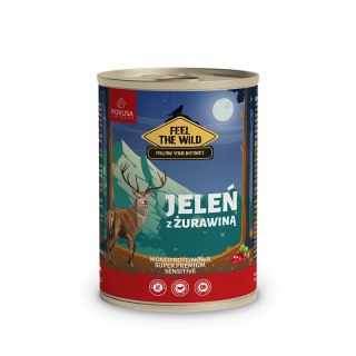 Feel The Wild - jeleń z żurawiną 800 g