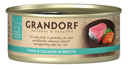 Grandorf Cat Tuna Fillet & Salmon Tuńczyk Łosoś 70g