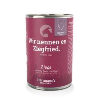 HERRMANN'S Selection Sensitive Dog Ziege - kozina z burakiem, 400 g