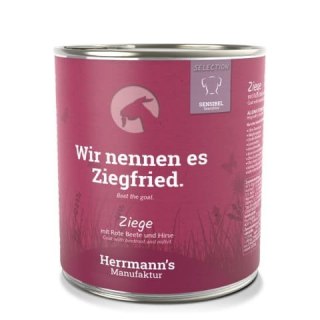 HERRMANN'S Selection Sensitive Dog Ziege - kozina z burakiem, 800 g