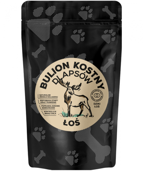 Food Studio Chefs BULION KOSTNY dla psów DZIKI ŁOŚ 230ml