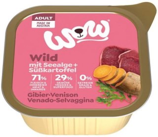 WOW Wild - dziczyzna z algami i batatami 150 g