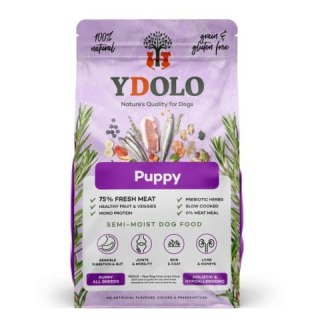 YDOLO Puppy - wieprzowina Iberico i ryby - karma półwilgotna dla szczeniąt Rozważona 500g