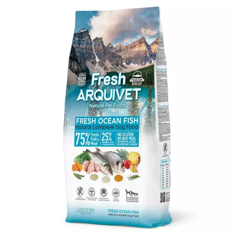 ARQUIVET FRESH PÓŁWILGOTNA KARMA DLA PSA RYBA OCEANICZNA 2,5 KG