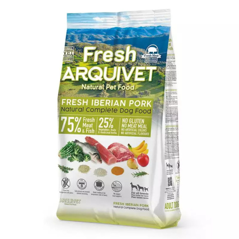 ARQUIVET FRESH PÓŁWILGOTNA KARMA DLA PSA WIEPRZOWINA IBERYJSKA I RYBA OCEANICZNA 10 KG