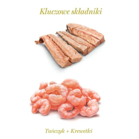 Amanova Cat Tuna & Shrimps - tuńczyk i krewetki w bulionie puszka 70g