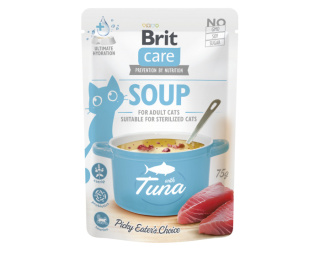 Brit Care Cat Soup Tuna saszetka 75g