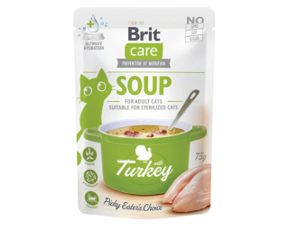 Brit Care Cat Soup Turkey saszetka 75g