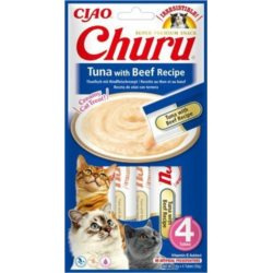 CHURU KOT CREAMY TUNA BEEF Kremowy przysmak dla kota z tuńczykiem i wołowiną 56g