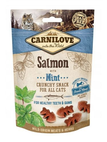 Carnilove Cat Snack Fresh Crunchy Salmon+Mint Łosoś z miętą 50g