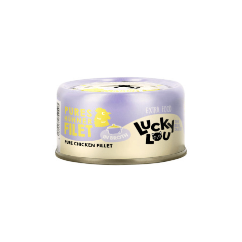 Lucky Lou Extrafood Kurczak w bulionie puszka 70g